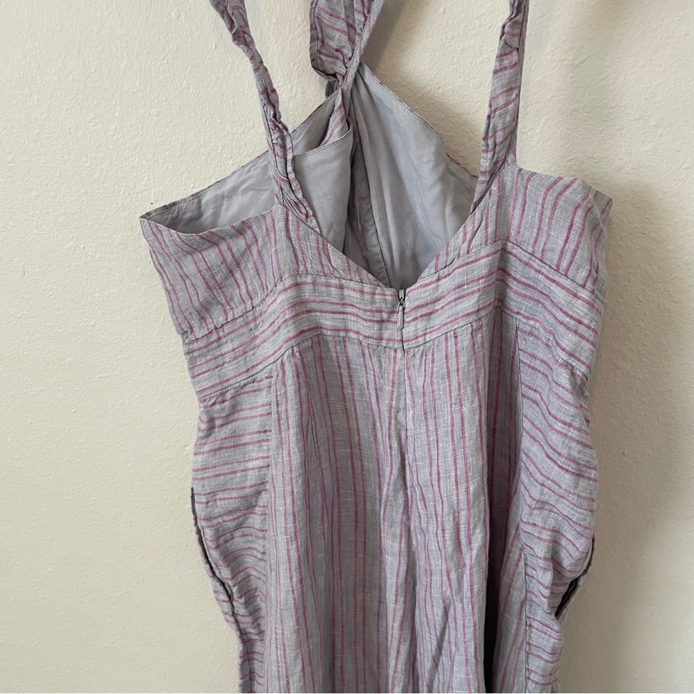 Anthro Elevenses Nantucket Linen Jumpsuit 10 - Picture 10 of 14